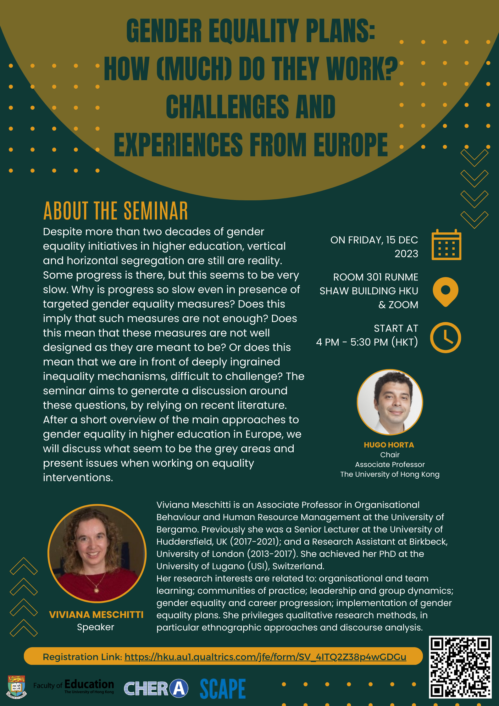 [Full Video Available] Gender Equality Plans: How (Much) Do They Work? Challenges and Experiences from Europe